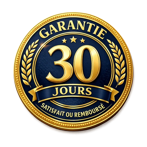 Garantie 30 jours, satisfait ou remboursé